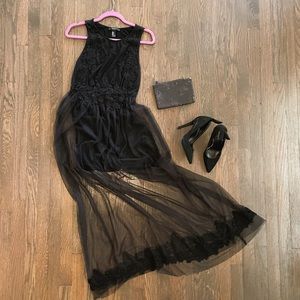 Lovely black maxi dress
